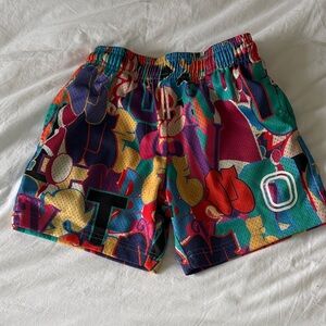 Overtime Youth Medium Colorful Graphic Shorts